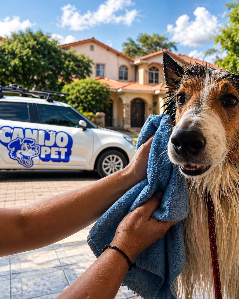 Servicio de grooming a domicilio Canijo Pet en Escalón