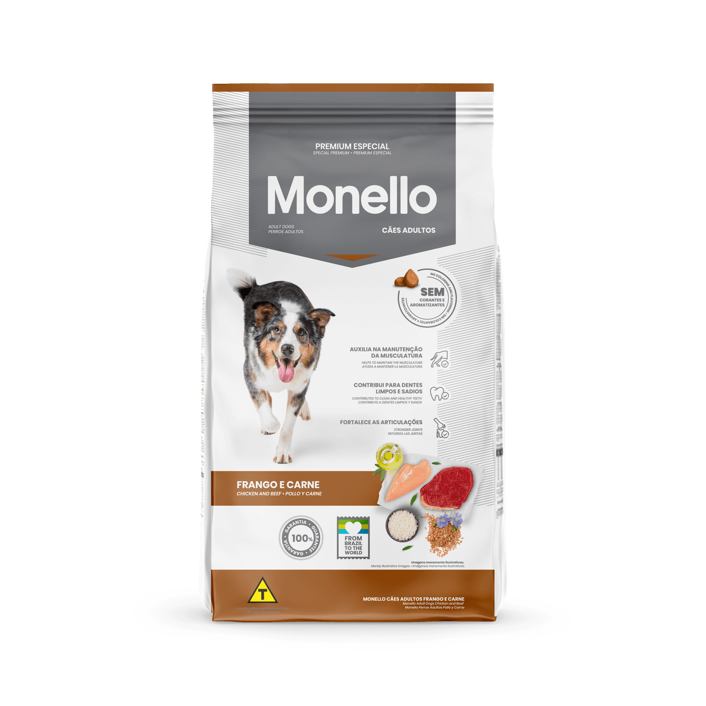 Monello Perros Adultos Pollo y Carne