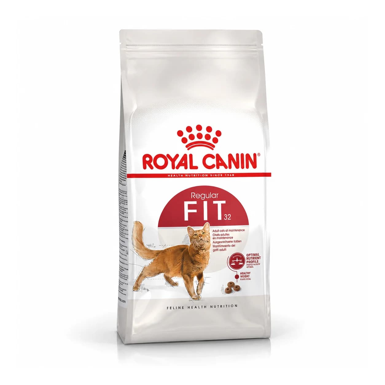 Royal Canin Feline Fit 32 — Royal Canin en Canijo Bolsa de Royal Canin Feline Fit 32, alimento seco para gatos en etapa adulto