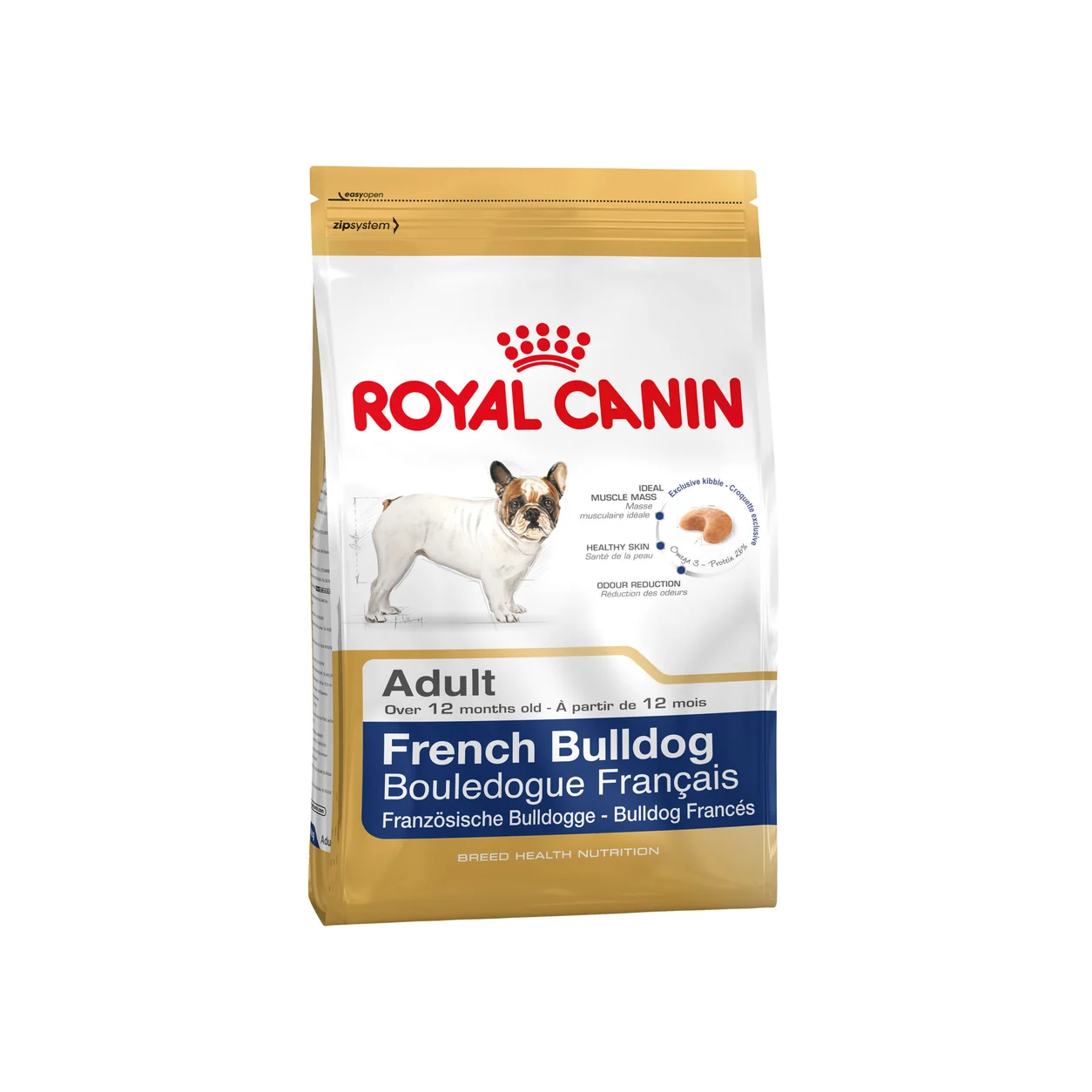 Royal Canin French Bulldog Adult — Royal Canin en Canijo Bolsa de Royal Canin French Bulldog Adult, alimento seco para perros de razas medianas en etapa adulto
