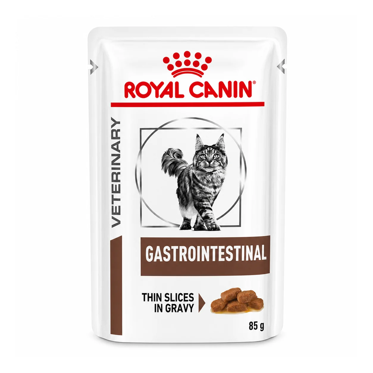 Royal Canin Gastrointestinal Feline pouch — Royal Canin en Canijo Sobre (pouch) de Royal Canin Gastrointestinal Feline, alimento húmedo para gatos en etapa adulto