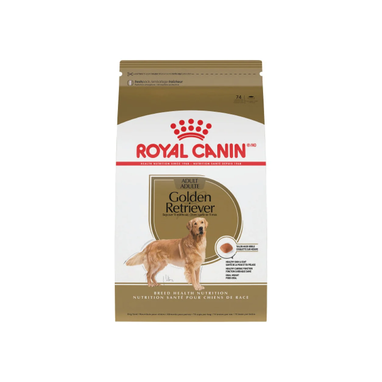Royal Canin Golden Retriever Adult — Royal Canin en Canijo Bolsa de Royal Canin Golden Retriever Adult, alimento seco para perros de razas grandes en etapa adulto