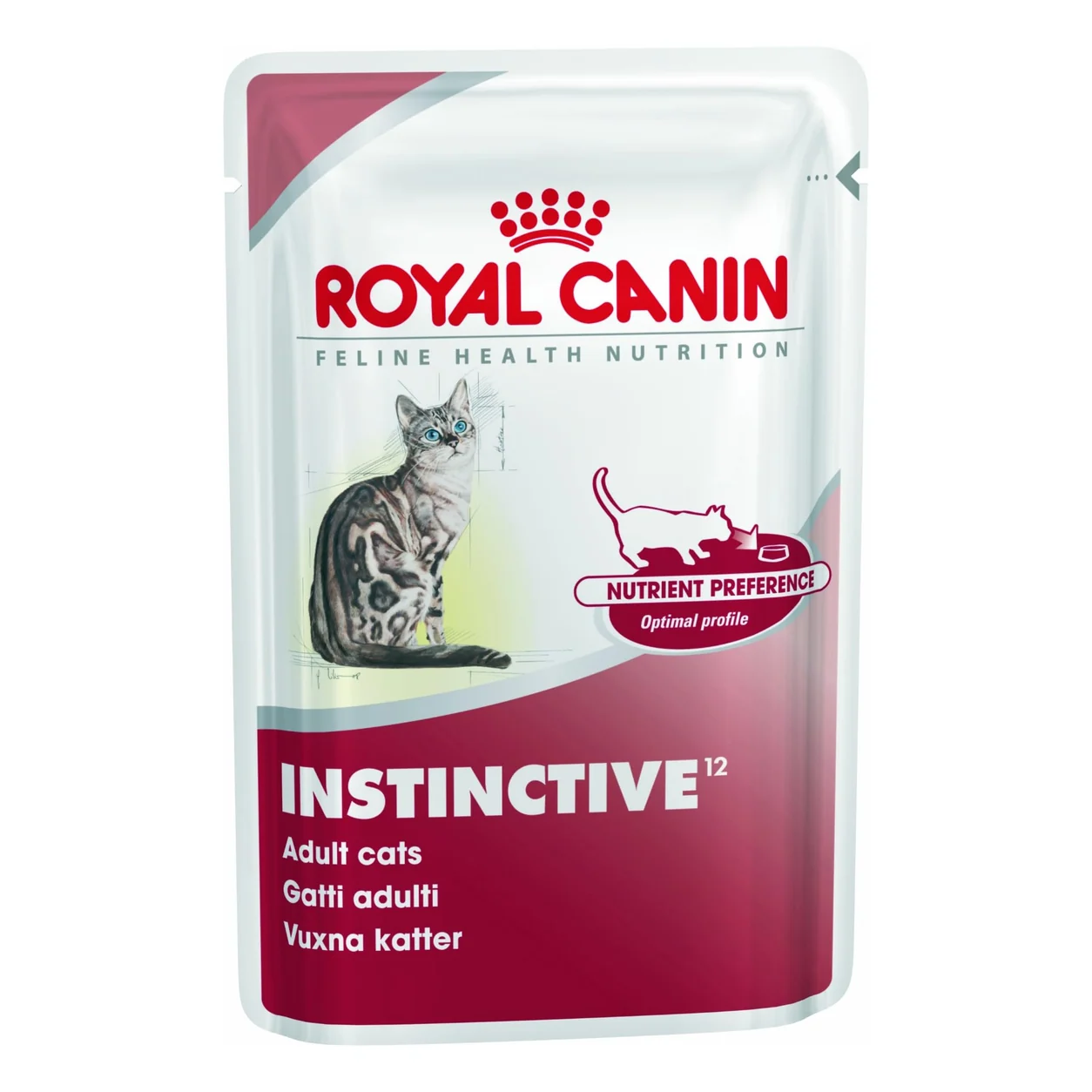 Royal Canin Instinctive pouch — Royal Canin en Canijo Sobre (pouch) de Royal Canin Instinctive, alimento húmedo para gatos en etapa adulto