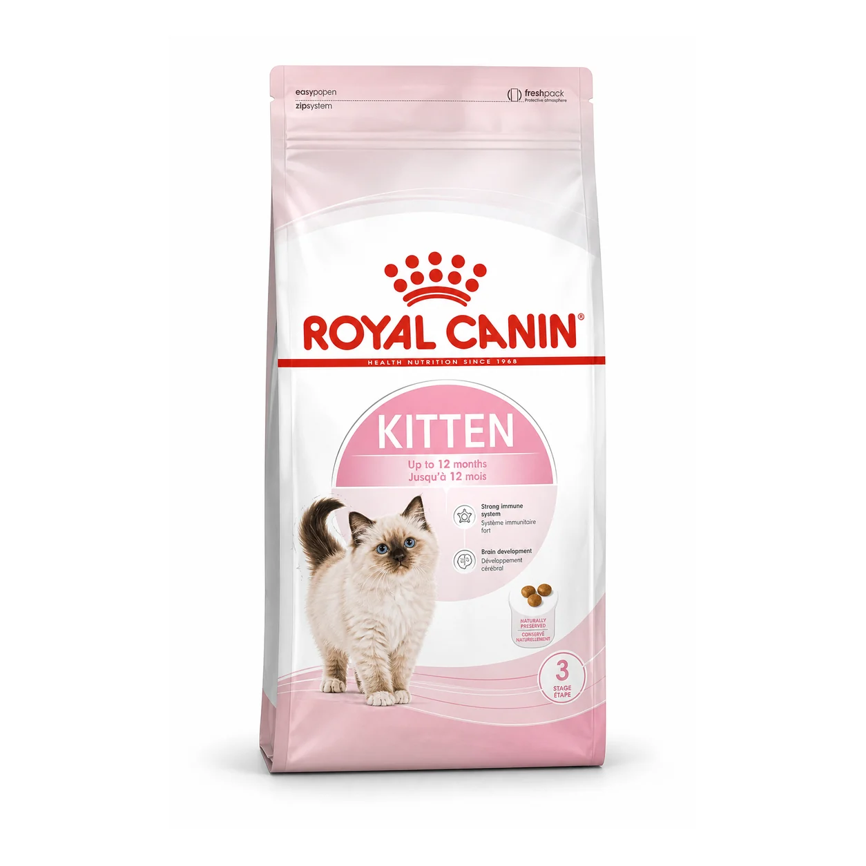 Royal Canin Kitten — Royal Canin en Canijo Bolsa de Royal Canin Kitten, alimento seco para gatos en etapa gatito