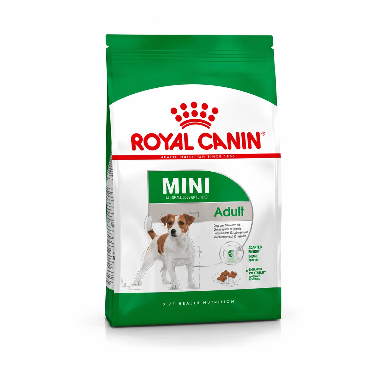 Royal Canin Mini Adult — Royal Canin en Canijo Bolsa de Royal Canin Mini Adult, alimento seco para perros de razas pequeñas en etapa adulto