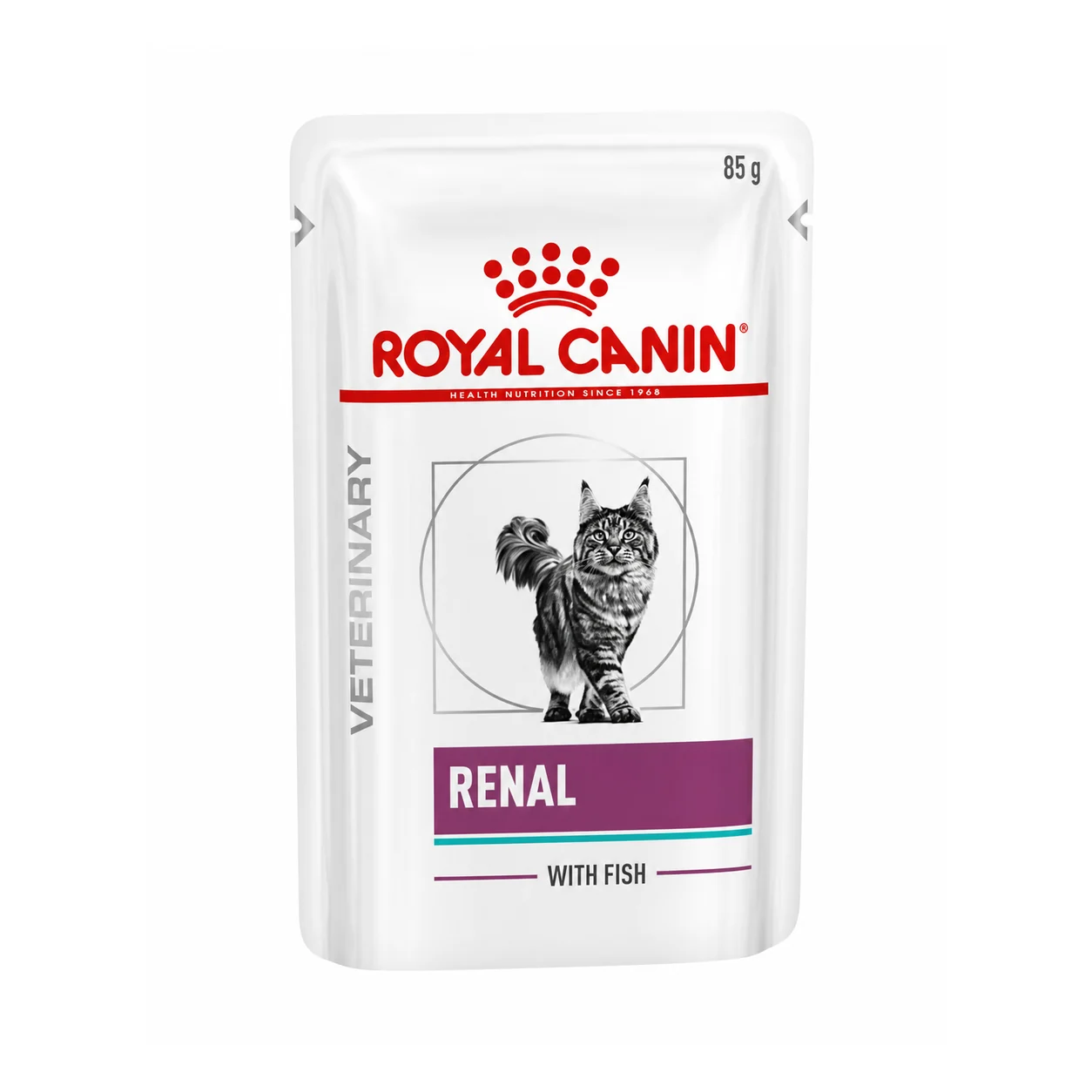 Royal Canin Renal Feline pescado pouch — Royal Canin en Canijo Sobre (pouch) de Royal Canin Renal Feline pescado, alimento húmedo para gatos en etapa adulto / senior
