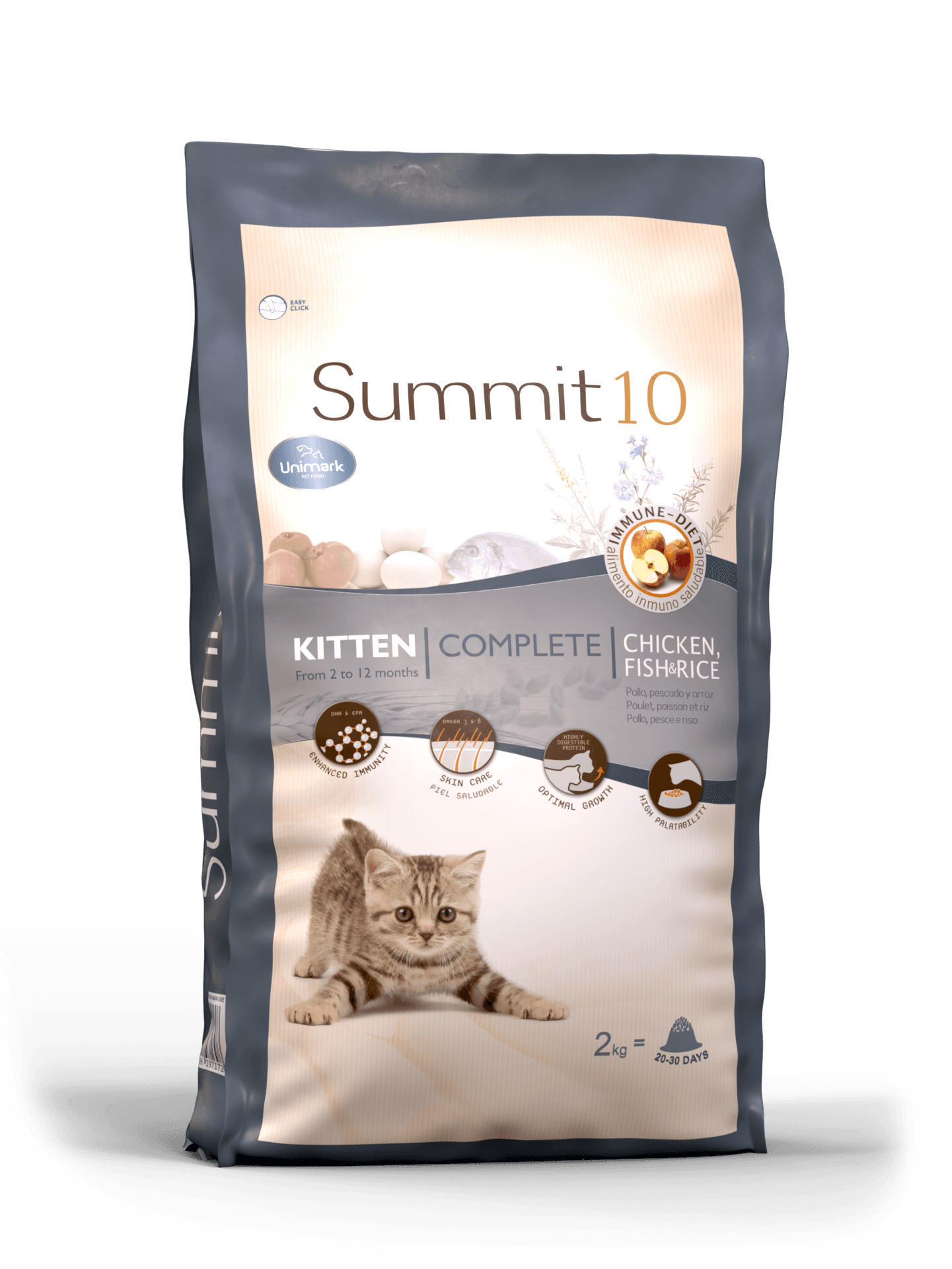 Summit 10 Kitten Pollo, Pescado & Arroz