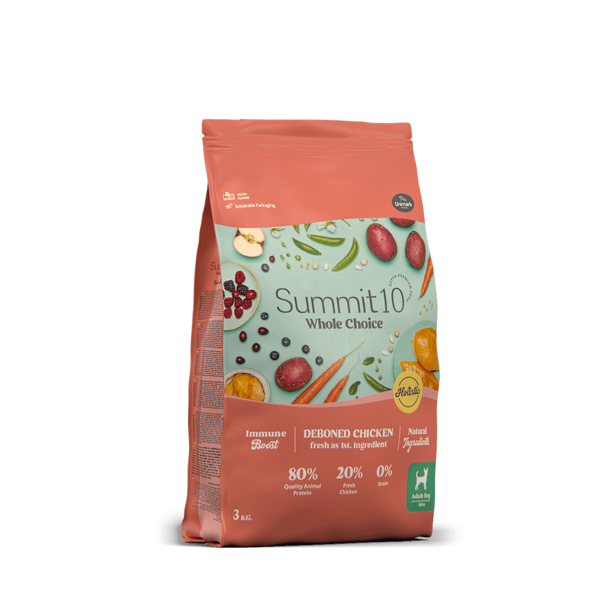 Summit 10 Whole Choice Adulto Mini Pollo