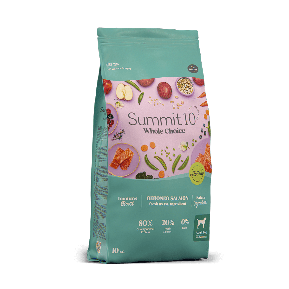 Summit 10 Whole Choice Adulto Salmón